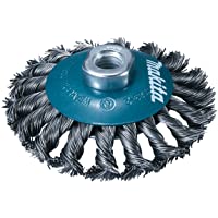 MAKITA D-39861 D-39861-Cepillo de Alambre de 100 mm insercion m14 con Forma Oblicuo Trenzado 0-3 mm
